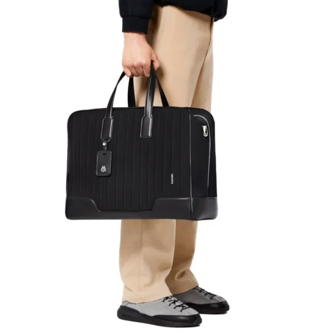 Bolsa de fin de semana en lona y cuero Bolsas de viaje Bolsa de fin de semana en lona y cuero Bolsas de viaje