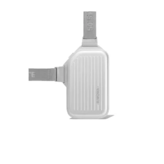 Bolso bandolera de aluminio