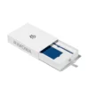 Etiquetas de equipaje personalizadas de cuero azul océano Etiquetas de equipaje personalizadas de cuero azul océano