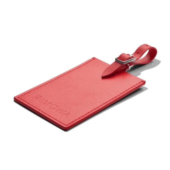 Etiquetas de equipaje personalizadas de cuero Red Paprika Etiquetas de equipaje personalizadas de cuero Red Paprika