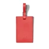 Etiquetas de equipaje personalizadas de cuero Red Paprika Etiquetas de equipaje personalizadas de cuero Red Paprika