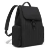 Flap grande en nailon y cuero Mochila Flap grande en nailon y cuero Mochila