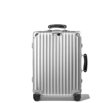 Maleta de cabina clásica de aluminio