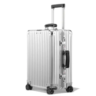 Maleta de cabina clásica de aluminio