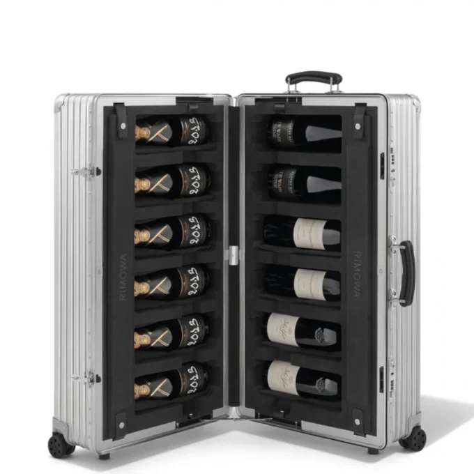 Maleta portabotellas para doce botellas