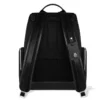 Mochila grande con solapa en cuero y lona