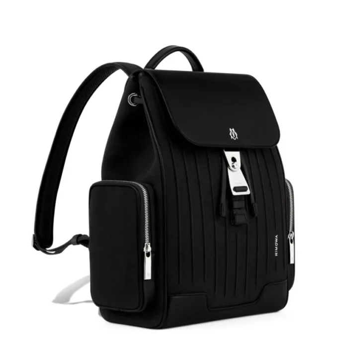 Never Still Small Flap en Leder & Canvas Rucksack Never Still Small Flap en Leder & Canvas Rucksack