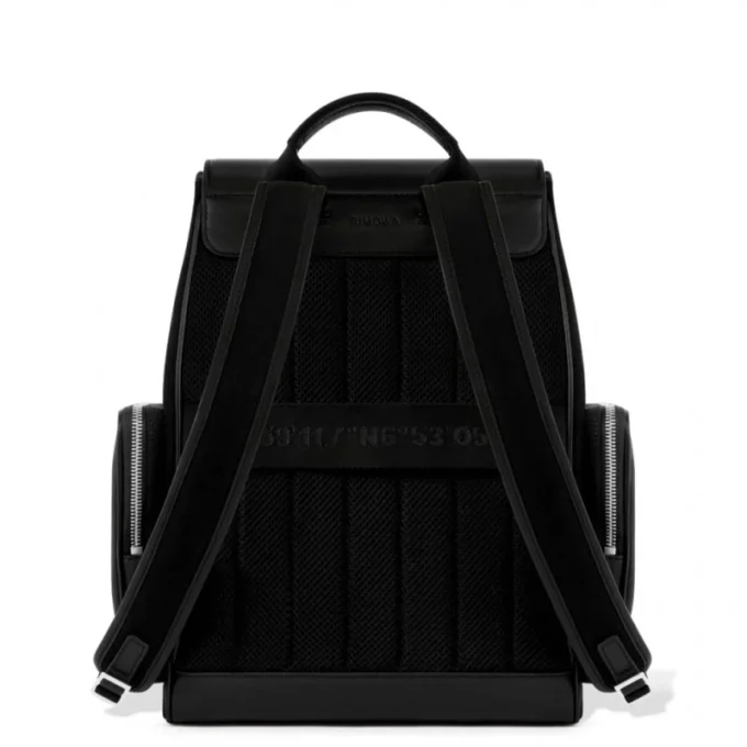 Never Still Small Flap en Leder & Canvas Rucksack Never Still Small Flap en Leder & Canvas Rucksack