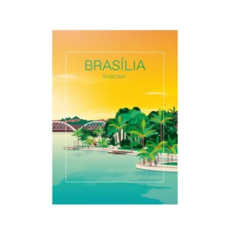 Pegatina de Brasilia Pegatinas para equipaje