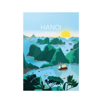 Pegatina de Hanoi Pegatinas para equipaje