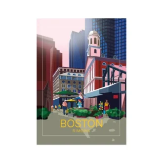 Pegatinas para equipaje Boston